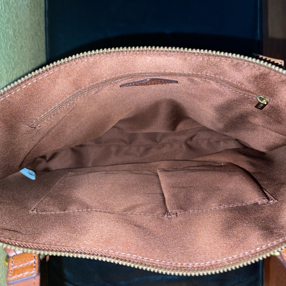Fossil Tan Leather Shoulder Bag - Picture 4 of 4
